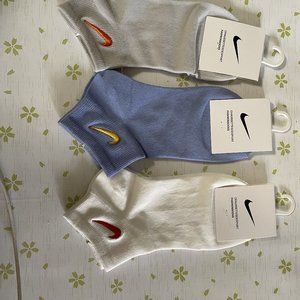 Nike Blue white gray socks